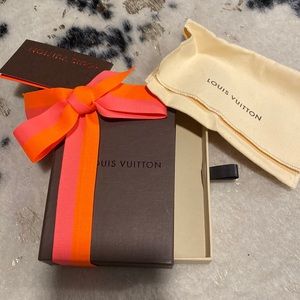 Louis Vuitton box and dust bag for Key Pouch